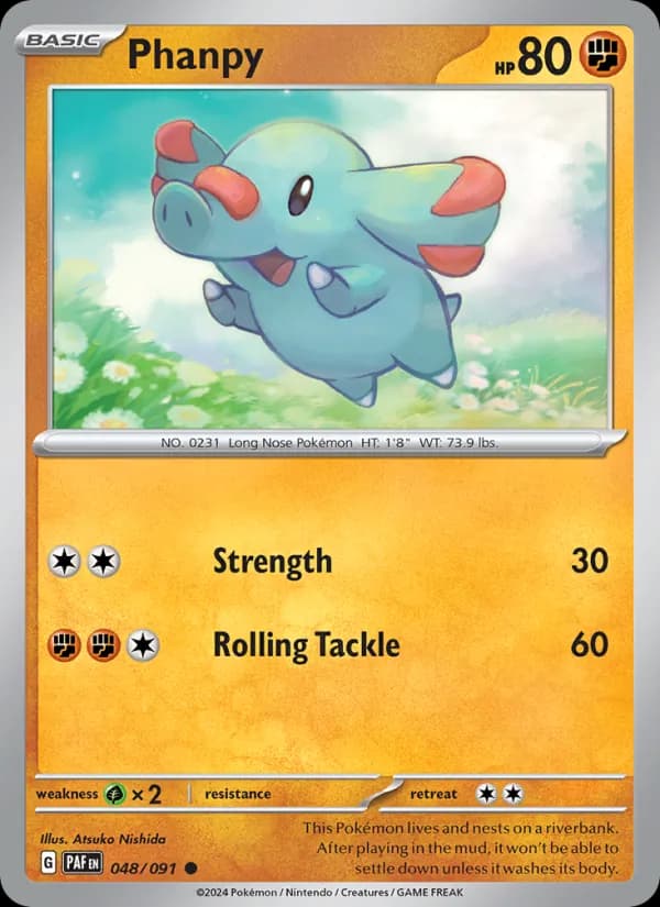 Phanpy — Paldean Fates, Common