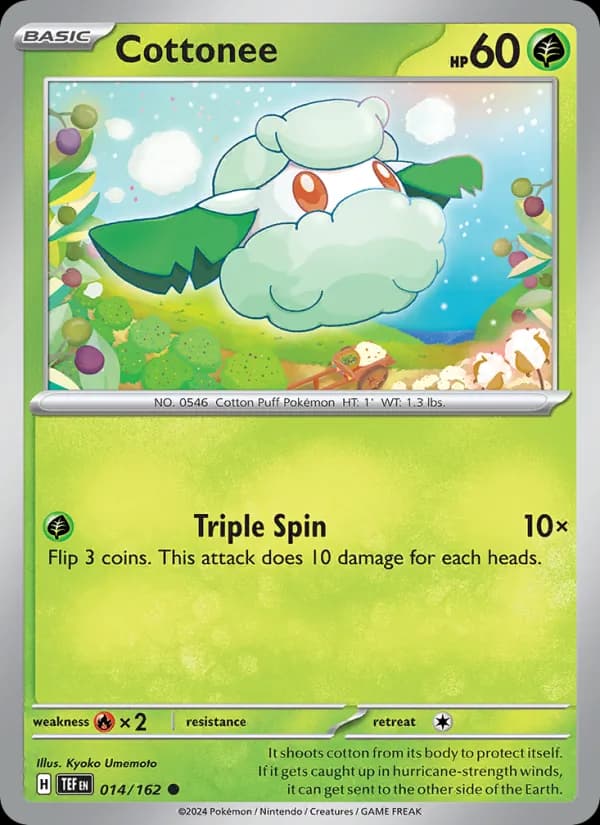 Cottonee — Temporal Forces, Common