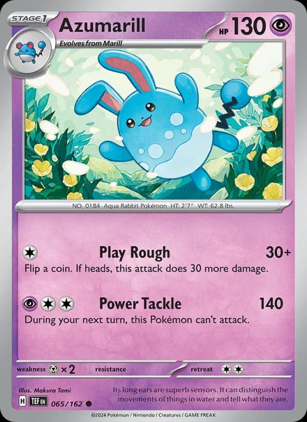 Azumarill — Temporal Forces, Common