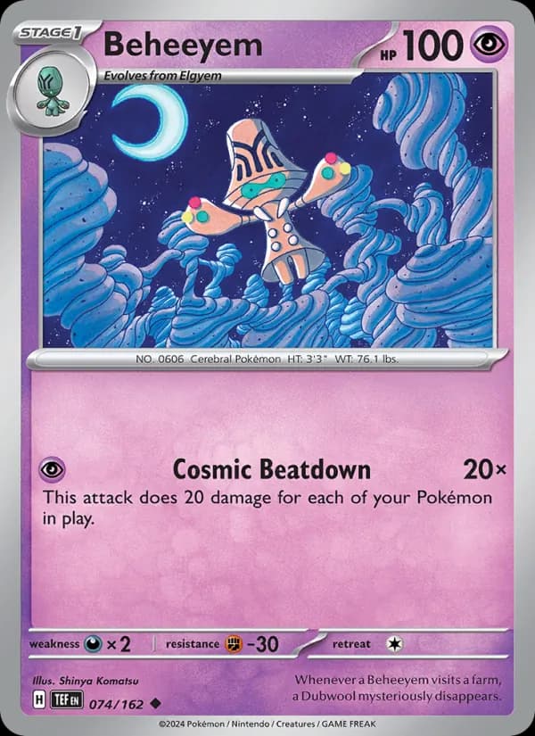 Beheeyem — Temporal Forces, Uncommon