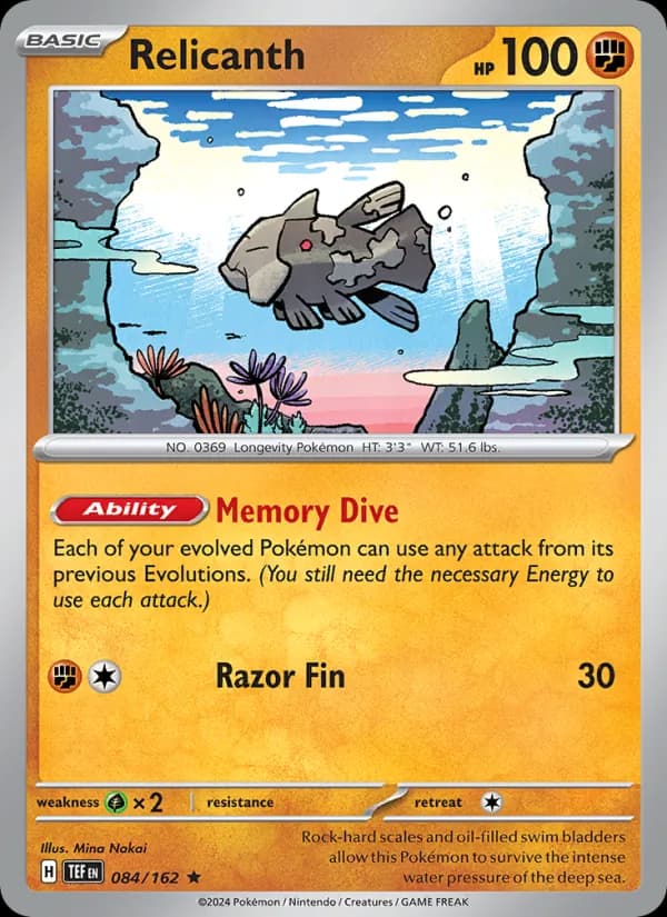 Relicanth — Temporal Forces, Rare