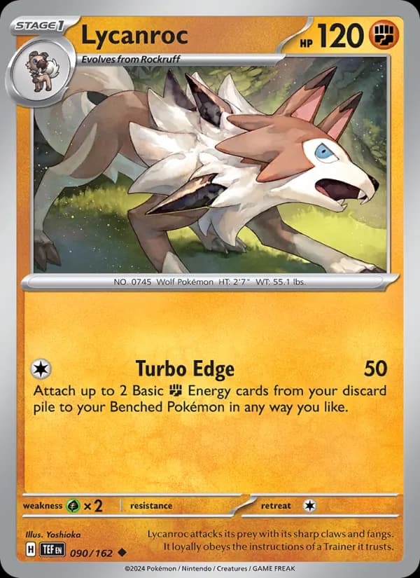 Lycanroc — Temporal Forces, Uncommon