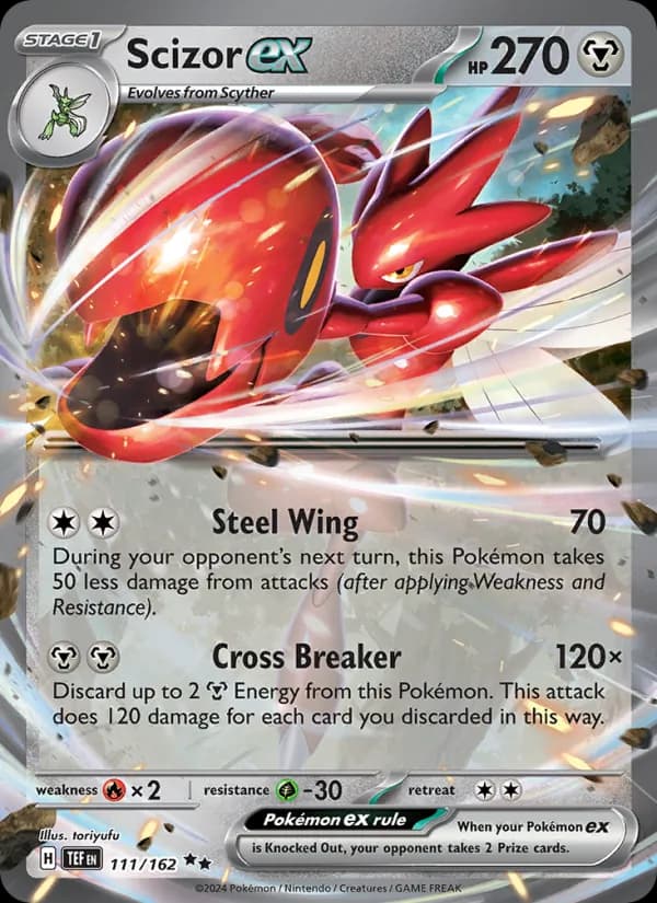Scizor ex — Temporal Forces, Double rare