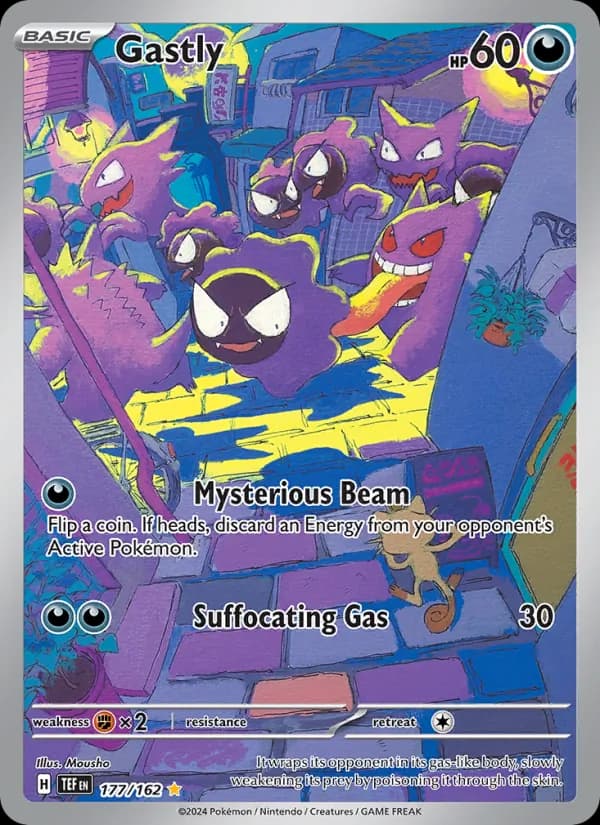 Gastly — Temporal Forces, Illustration rare