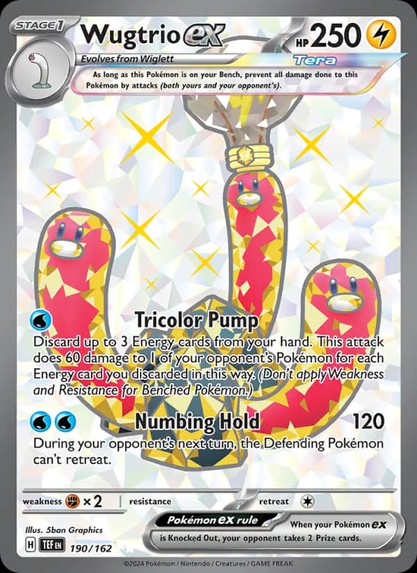 Wugtrio ex — Temporal Forces, Ultra Rare