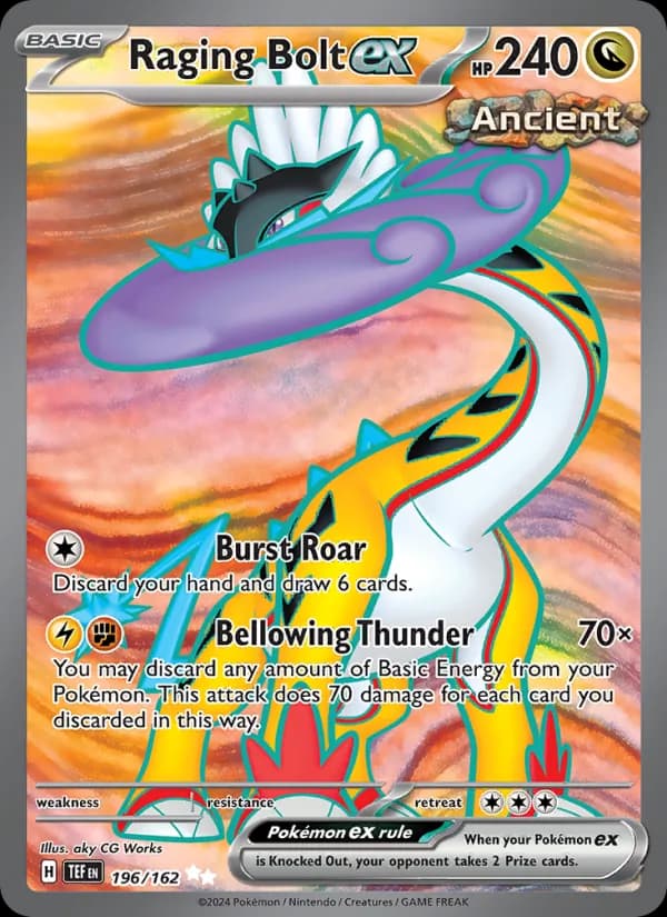 Raging Bolt ex — Temporal Forces, Ultra Rare