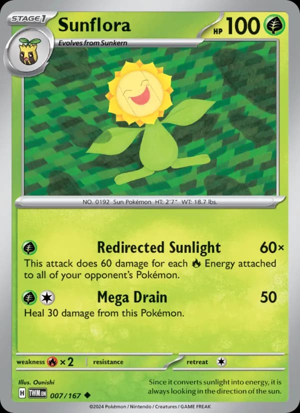 Sunflora — Twilight Masquerade, Uncommon