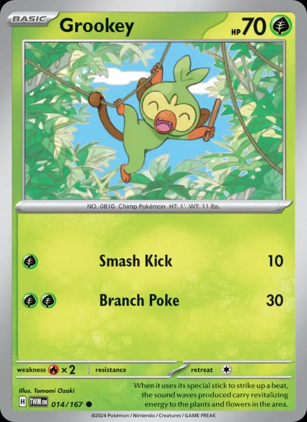 Grookey — Twilight Masquerade, Common