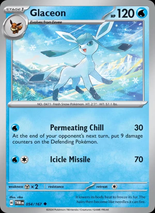 Glaceon — Twilight Masquerade, Uncommon