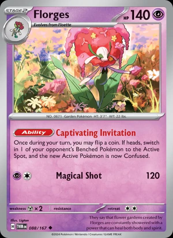 Florges — Twilight Masquerade, Uncommon