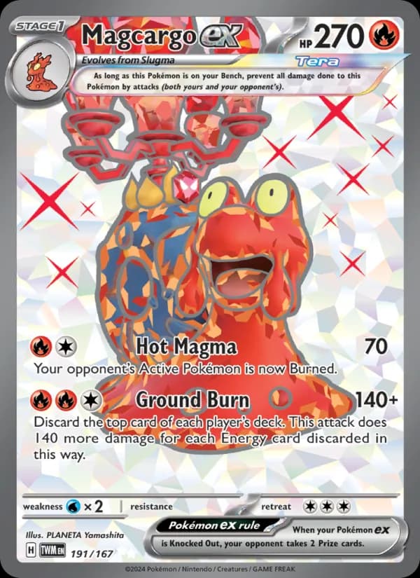 Magcargo ex — Twilight Masquerade, Ultra Rare