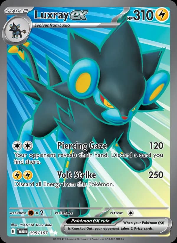 Luxray ex — Twilight Masquerade, Ultra Rare