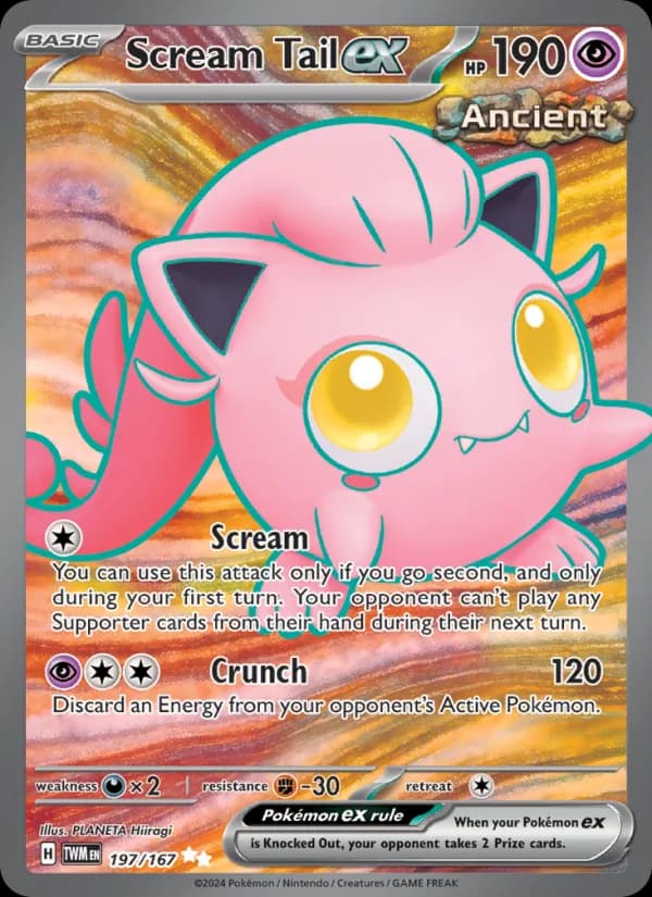 Scream Tail ex — Twilight Masquerade, Ultra Rare