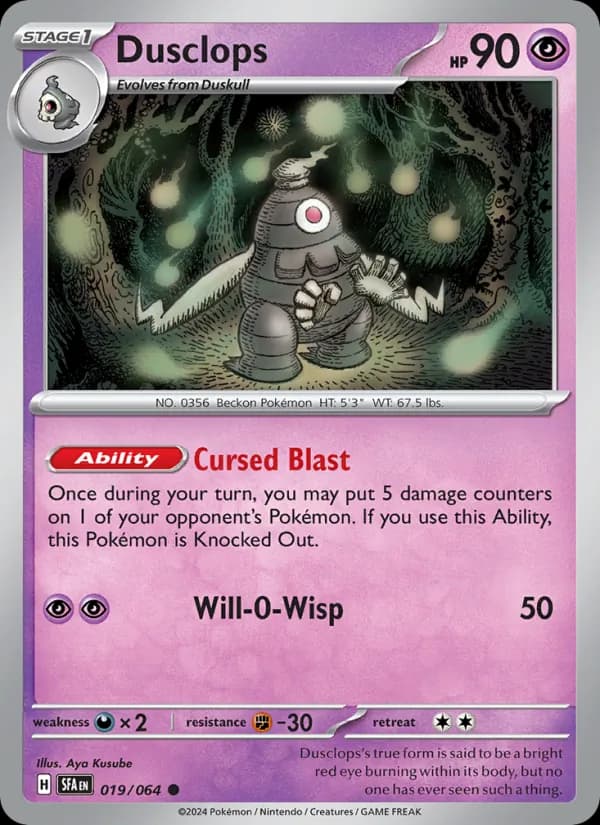 Dusclops — Shrouded Fable, Common