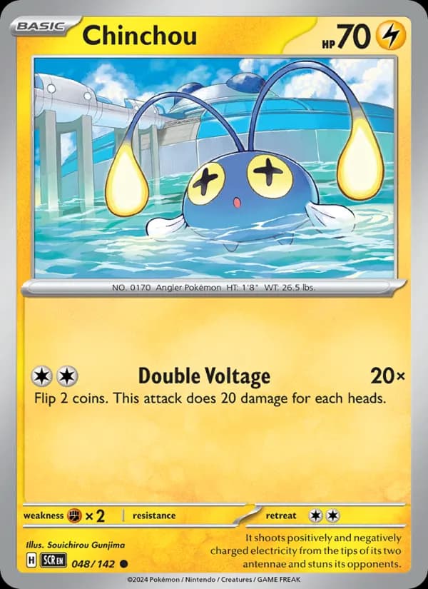 Chinchou — Stellar Crown, Common