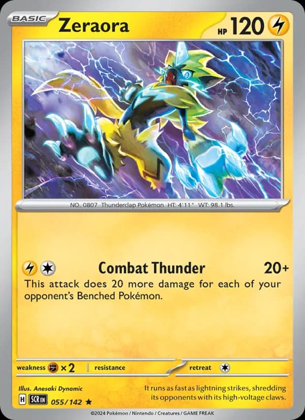 Zeraora — Stellar Crown, Rare