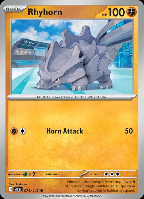 Rhyhorn — Stellar Crown, Common