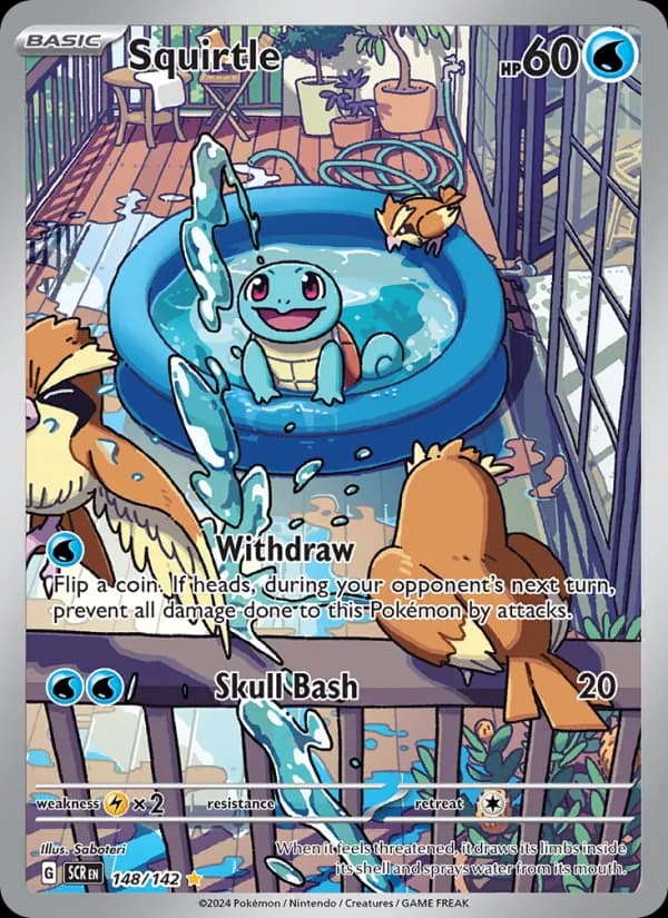 Squirtle — Stellar Crown, Illustration rare