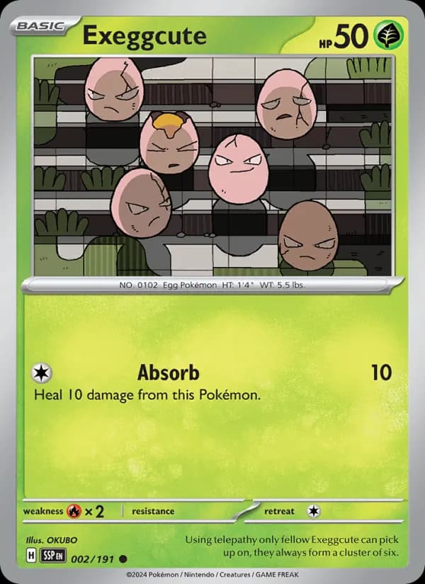 Exeggcute — Surging Sparks, Common