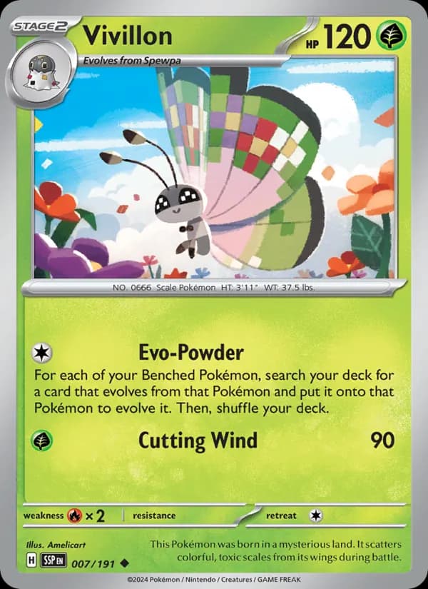 Vivillon — Surging Sparks, Uncommon