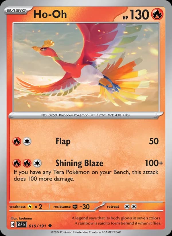 Ho-Oh — Surging Sparks, Uncommon