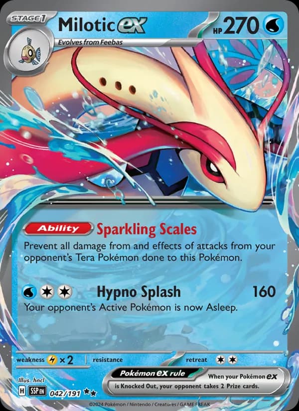 Milotic ex — Surging Sparks, Double rare