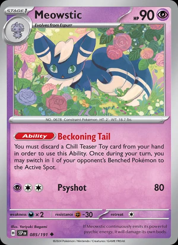Meowstic — Surging Sparks, Uncommon