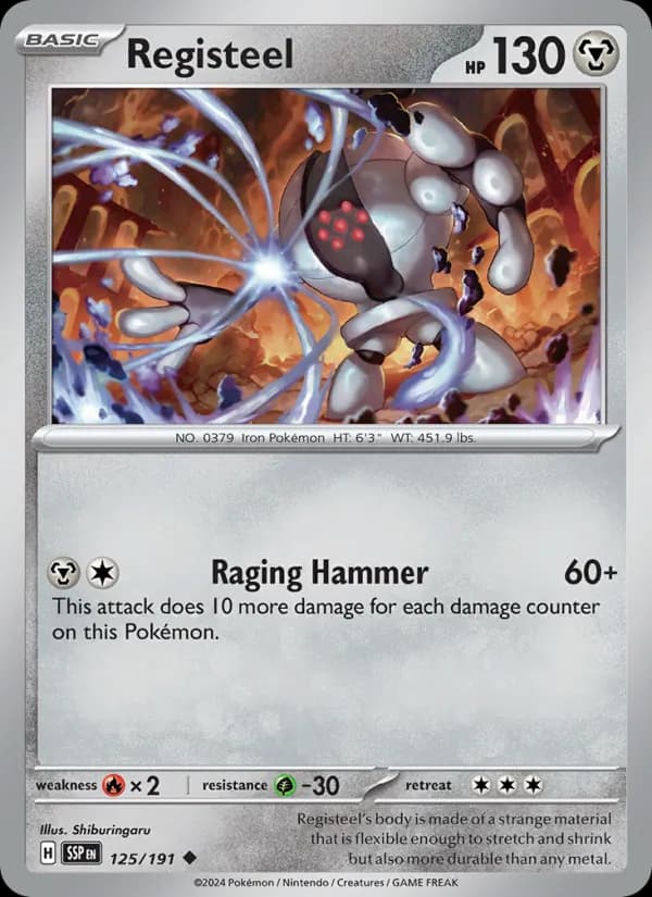 Registeel — Surging Sparks, Uncommon