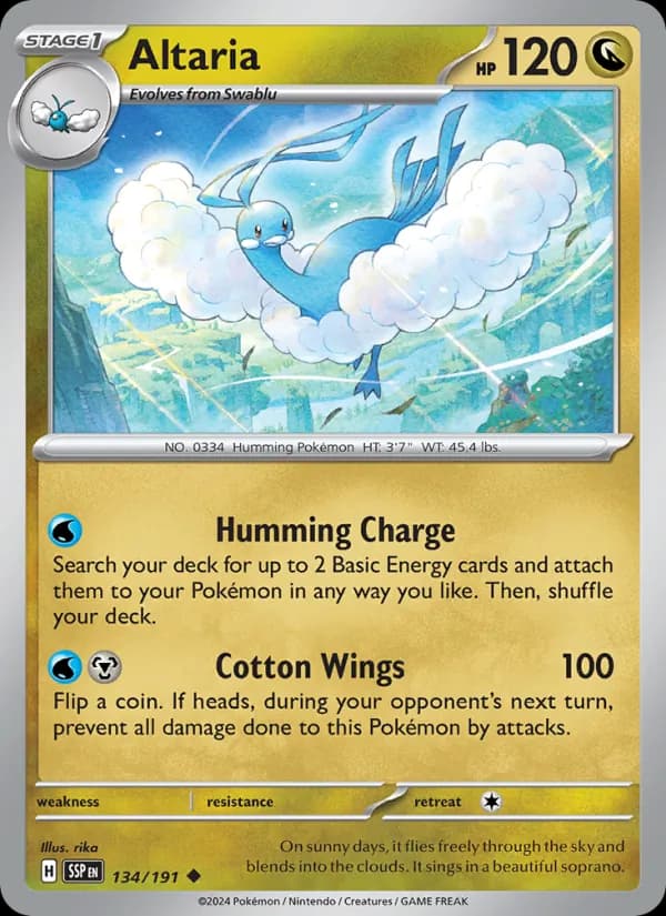 Altaria — Surging Sparks, Uncommon
