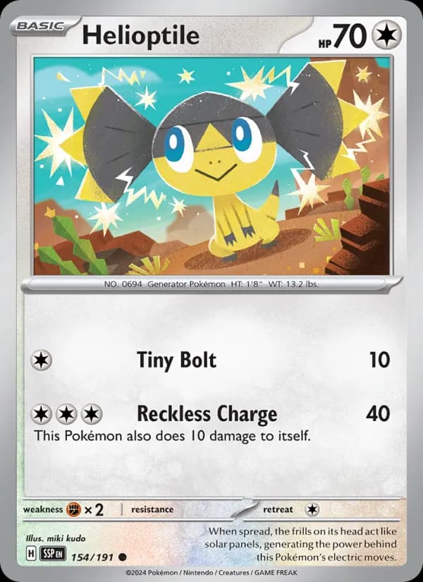 Helioptile — Surging Sparks, Common