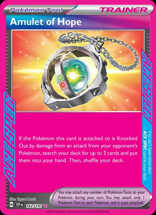 Amulet of Hope — Surging Sparks, ACE SPEC Rare