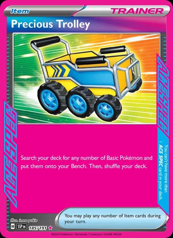 Precious Trolley — Surging Sparks, ACE SPEC Rare