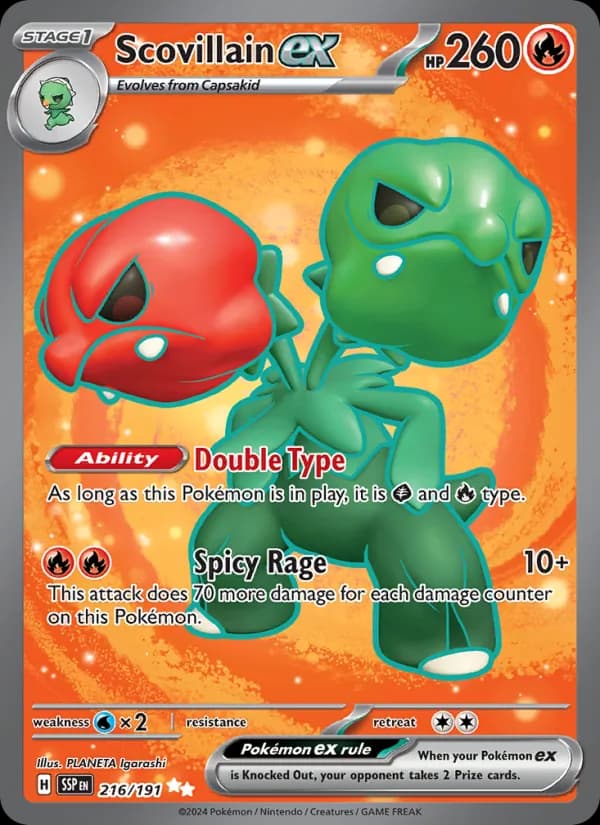Scovillain ex — Surging Sparks, Ultra Rare