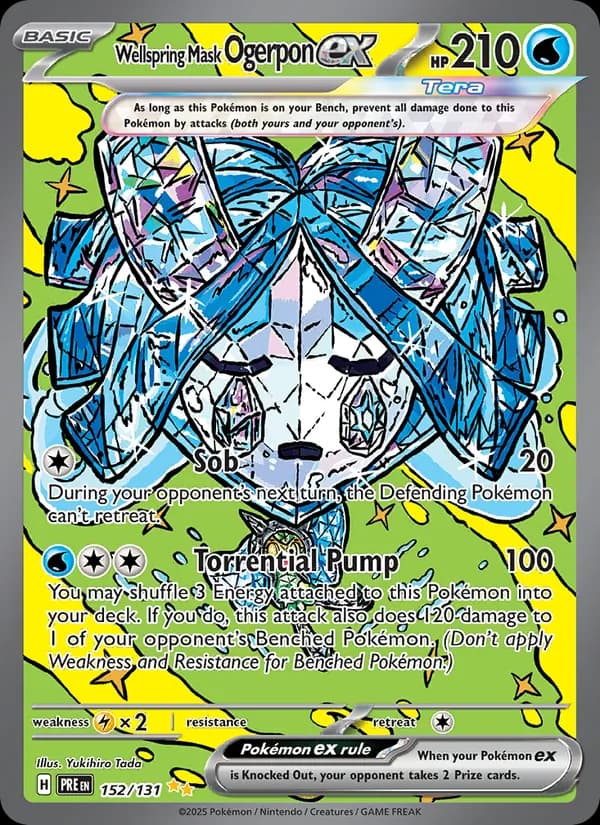 Wellspring Mask Ogerpon ex — Prismatic Evolutions, Special illustration rare