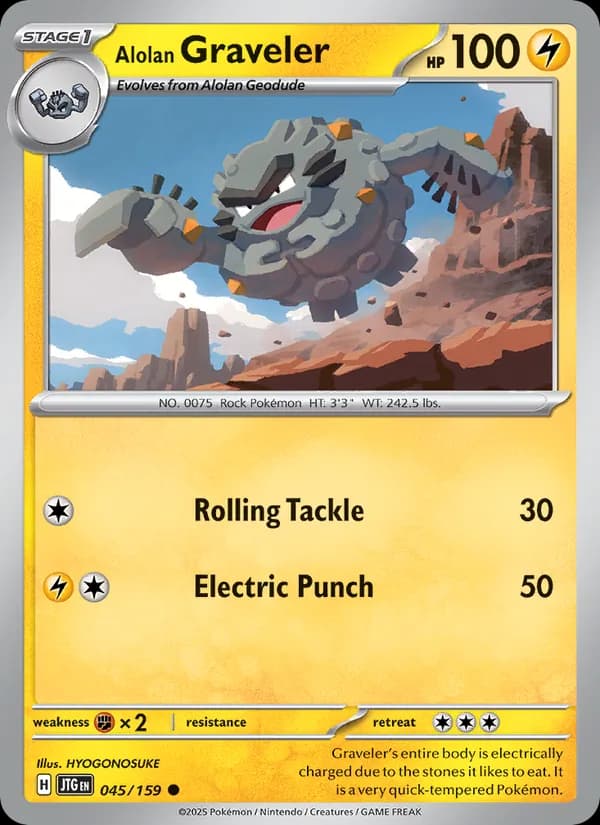 Alolan Graveler — Journey Together, Common