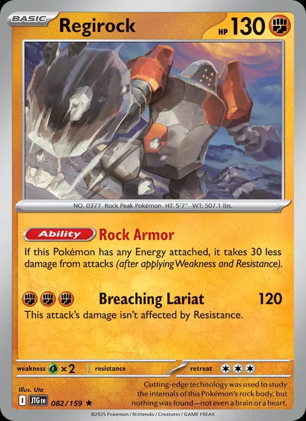 Regirock — Journey Together, Rare