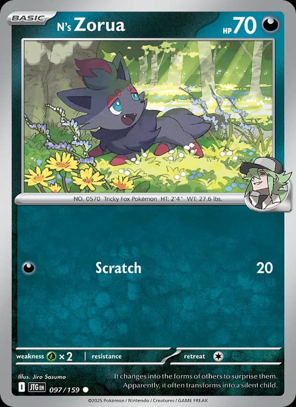 N's Zorua — Journey Together, Common
