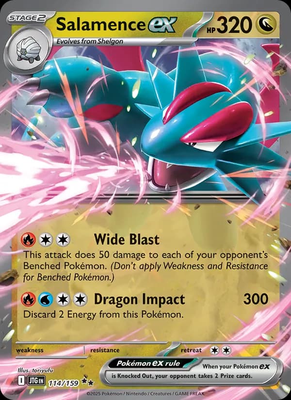Salamence ex — Journey Together, Double rare