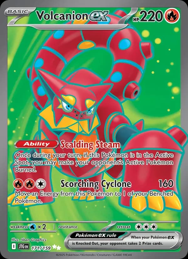 Volcanion ex — Journey Together, Ultra Rare