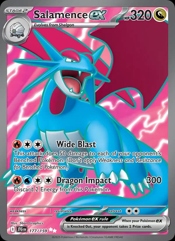Salamence ex — Journey Together, Ultra Rare