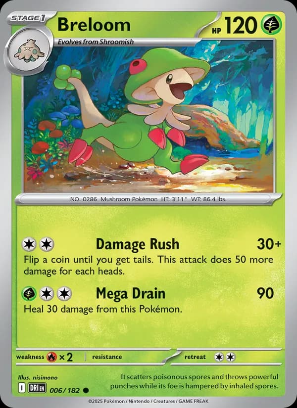 Breloom — Destined Rivals, Common