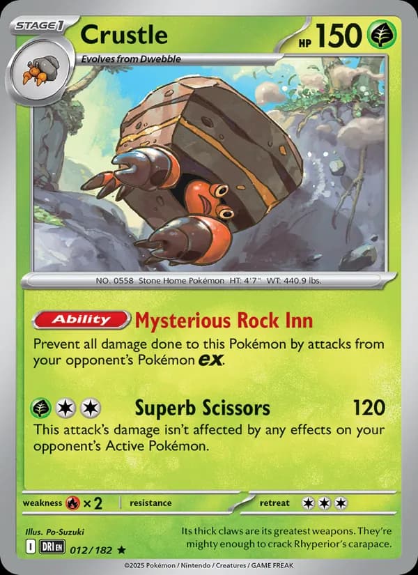 Crustle — Destined Rivals, Rare