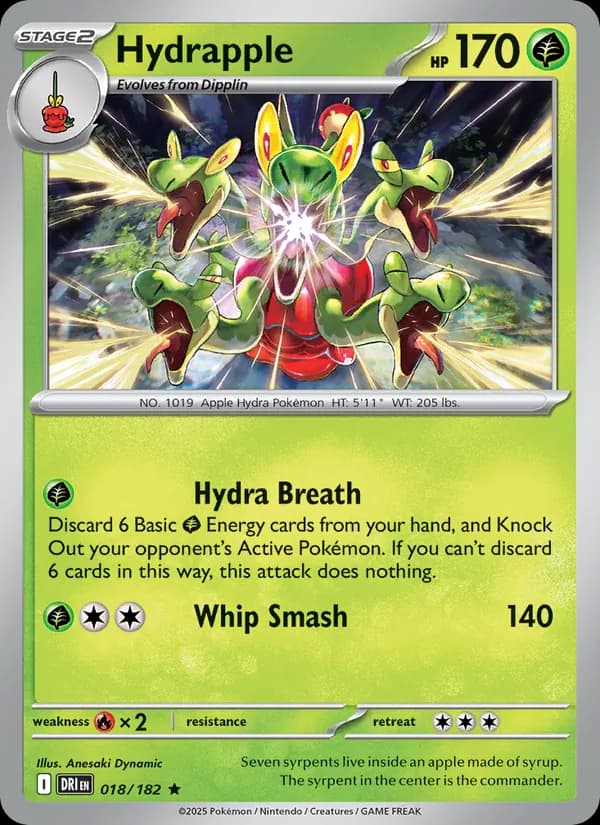 Hydrapple — Destined Rivals, Rare
