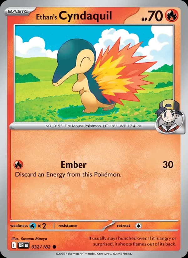 Ethan's Cyndaquil — Destined Rivals, Common