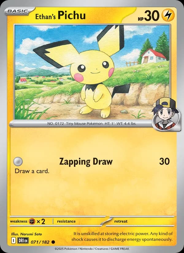 Ethan's Pichu — Destined Rivals, Common