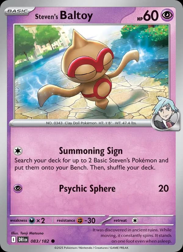 Steven's Baltoy — Destined Rivals, Common