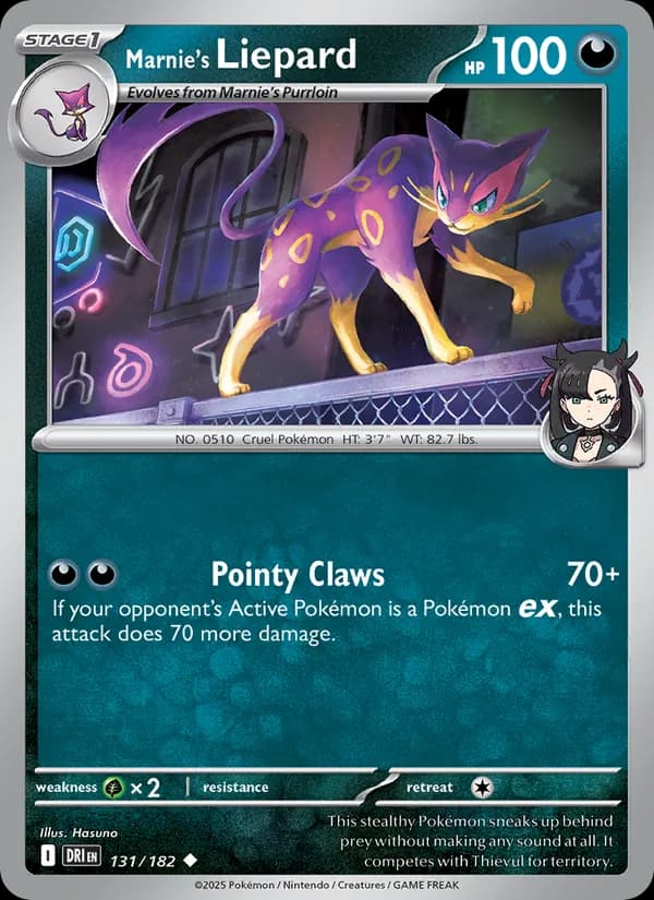 Marnie's Liepard — Destined Rivals, Uncommon
