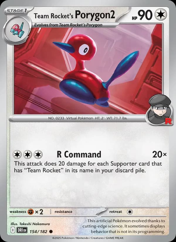 Team Rocket's Porygon2 — Destined Rivals, Common