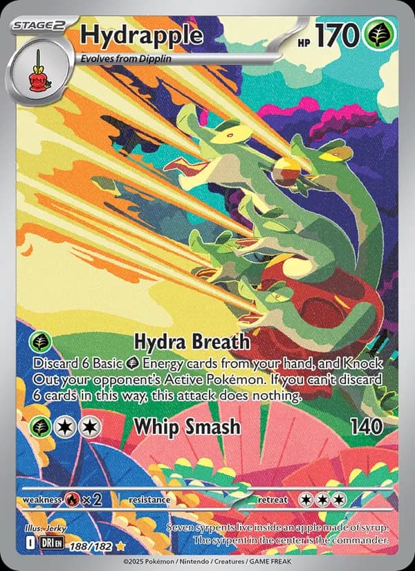 Hydrapple — Destined Rivals, Illustration rare