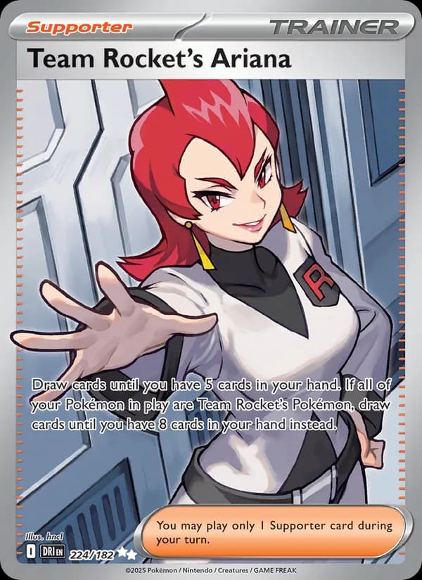Team Rocket's Ariana — Destined Rivals, Ultra Rare